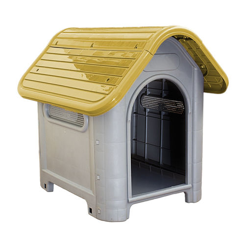 Casinha Plástica para Cachorro Dog Home Número 3 Amarelo é bom? Vale a pena?