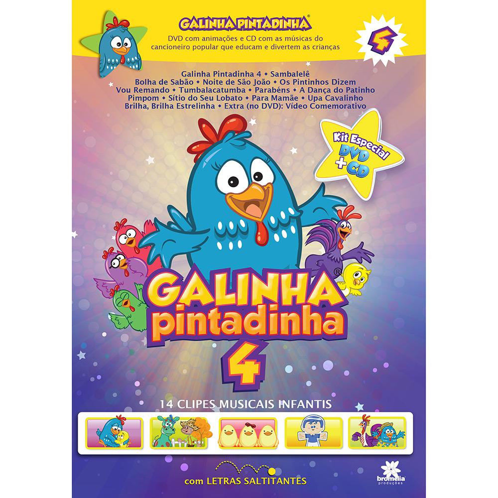 CD + DVD Galinha Pintadinha 4 (2 Discos) é bom? Vale a pena?
