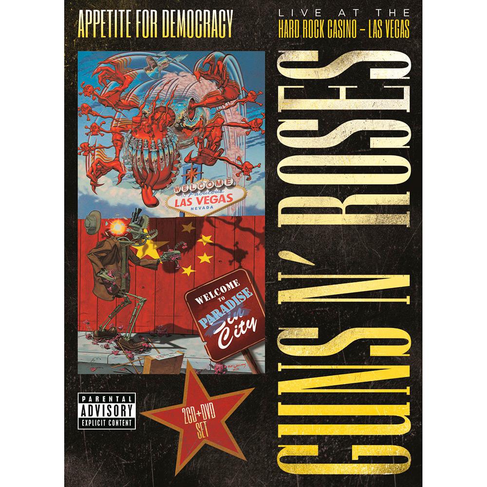 CD + DVD - Guns N' Roses: Appetite for Democracy (3 Discos) é bom? Vale a pena?