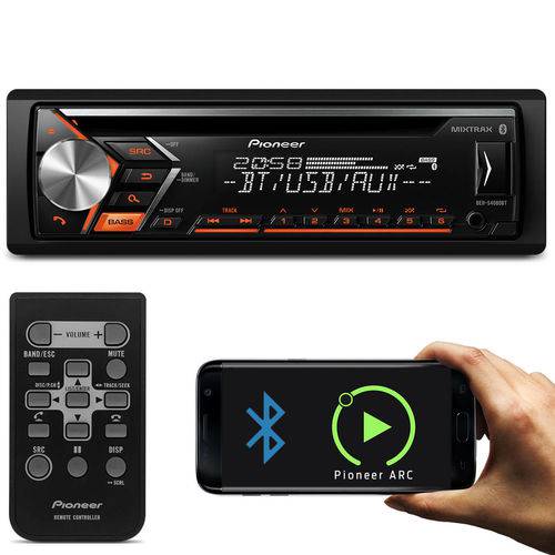 Cd Player Automotivo Pioneer Deh-S4080BT 1 Din Bluetooth USB Aux Rca Fm MP3 Wma Smartphone Mixtrax é bom? Vale a pena?