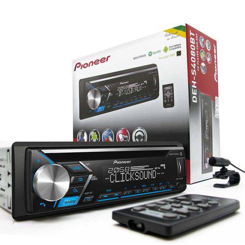 CD Player Pioneer Mixtrax DEH-S4080BT é bom? Vale a pena?