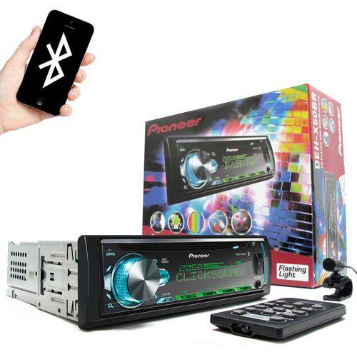 CD Player Pioneer Mixtrax DEH-X50BR USB AUX RDS Bluetooth Som Automotivo é bom? Vale a pena?