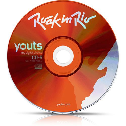 CD-R Youts 52x Colorful Laranja - Rock In Rio - Microservice é bom? Vale a pena?