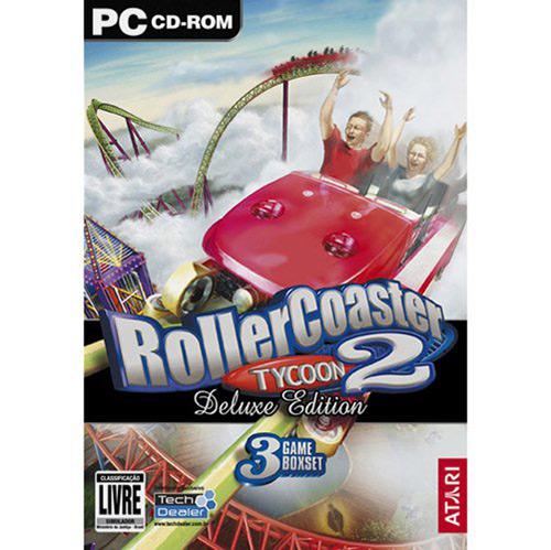 CD Rom RollerCoaster Tycoon 2 Deluxe - PC é bom? Vale a pena?