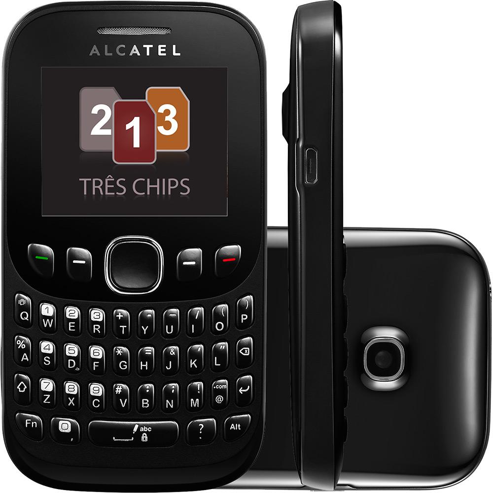Celular Alcatel OT3000 Desbloqueado Preto Tri Chip, QWERTY, Quadriband, MP3 Player e Câmera VGA é bom? Vale a pena?
