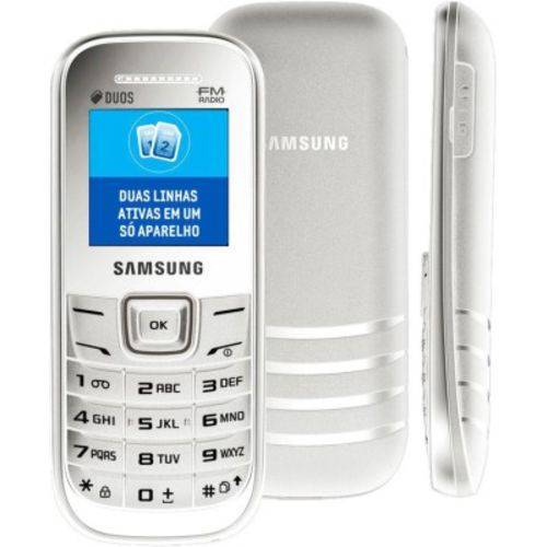 Celular Desbloqueado Samsung E1207 Branco com Dual Chip, Viva-voz, Rádio Fm e Fone de Ouvido. é bom? Vale a pena?
