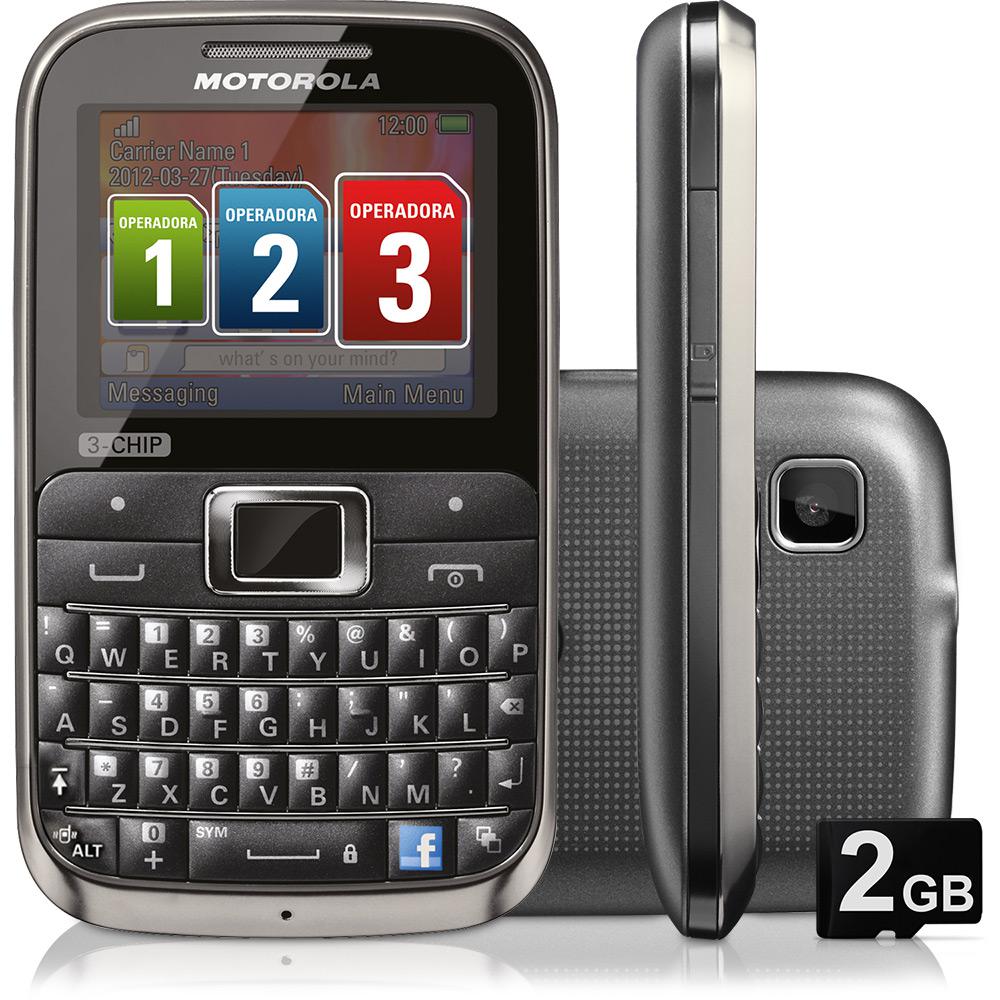 Celular Motorola Desbloqueado Tim EX117 Motokey Preto Cromo, Tri Chip, Câmera 2MP, Cartão de Memória 2GB é bom? Vale a pena?