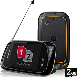 Celular Motorola EX139 MotoTV 2 Desbloqueado, Preto, Dual Chip, Câmera 2MP, Memória Interna 50MB e Cartão de Memória de 2GB é bom? Vale a pena?