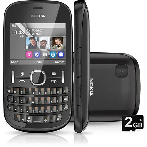 Celular Nokia Asha 200 Desbloqueado Oi Grafite - Dual Chip - GSM, Câmera de 2MP, Teclado Qwerty, Cartão de Memória 2GB é bom? Vale a pena?