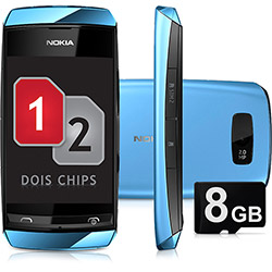 Celular Nokia Asha 305 Azul - GSM, Touch, Câmera 2.0 MP, Filmadora, MP3 Player, Bluetooth e Cartão 8GB é bom? Vale a pena?