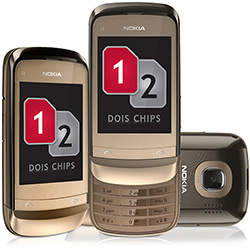 Celular Nokia C2-06, Desbloqueado Oi , Dourado, Dual Chip, Tela Touchscreen 2.6", Câmera 2.0MP, MP3 Player, Rádio FM, Bluetooth e Cartão 2GB é bom? Vale a pena?