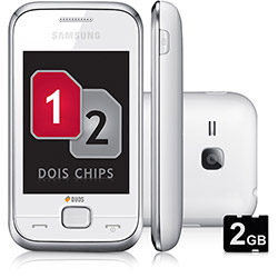 Celular Samsung C3312 Desbloqueado Branco, Dual Chip, Câmera 1.3MP, Cartão de Memória 2GB é bom? Vale a pena?
