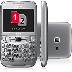 Celular Samsung Ch@t 357 GSM Desbloqueado Cinza Dual Chip - Câmera de 2.0MP, Wi-Fi, Tela de 2.4" Teclado Qwerty, MP3 Player, Rádio FM, Bluetooth é bom? Vale a pena?