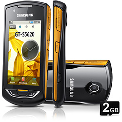 Celular Samsung S5620 Preto com Amarelo Wi-Fi 3G Câmera 3.2MP Cartão de 2GB é bom? Vale a pena?