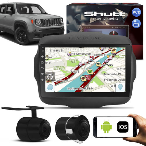Central Multimídia Jeep Renegade Pcd 15 a 19 Android 9" Touch Bt Gps Wifi Shutt + Câmera Ré Colorida é bom? Vale a pena?