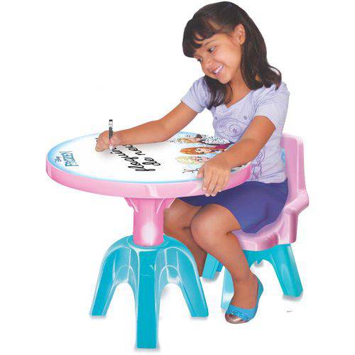 Mesa e Cadeira Frozen Mesinha Infantil Líder Brinquedos é bom? Vale a pena?
