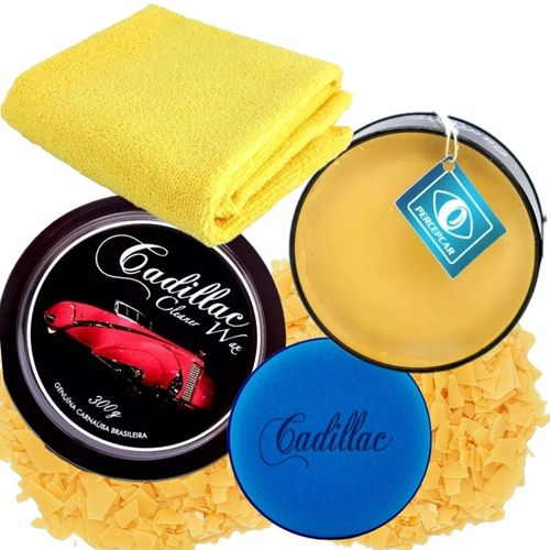 Cera Cadillac Carnaúba Cleaner Wax Limpadora + Microfibra é bom? Vale a pena?