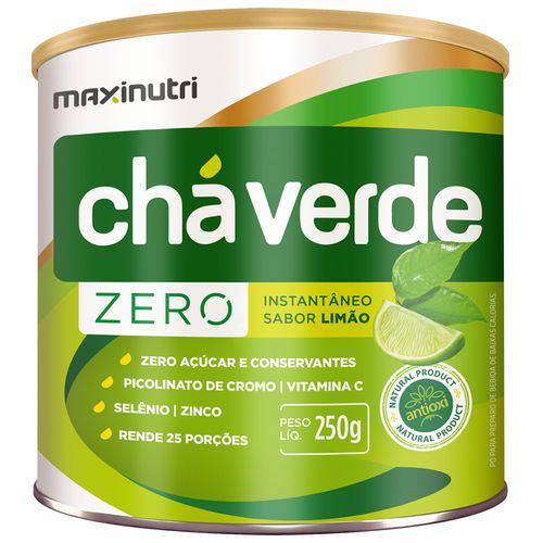 Chá Verde Solúvel Zero Maxinutri 250g Sabor Limão é bom? Vale a pena?
