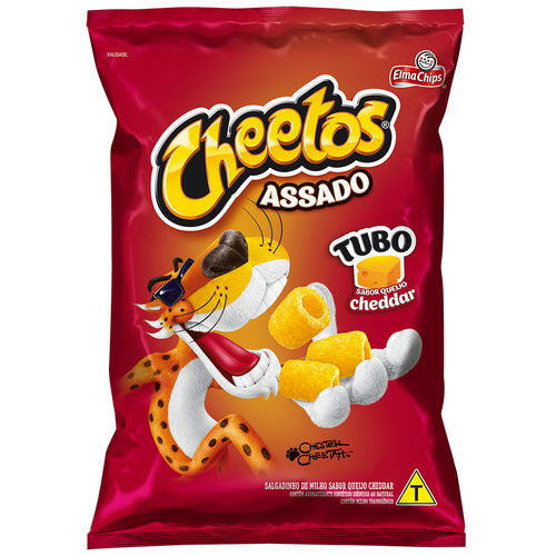 Cheetos Tubo Cheddar 47g - Elma Chips é bom? Vale a pena?