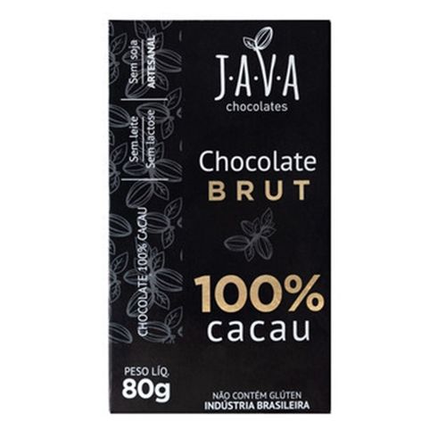 Chocolate Brut 100% Cacau - 80g - Java é bom? Vale a pena?