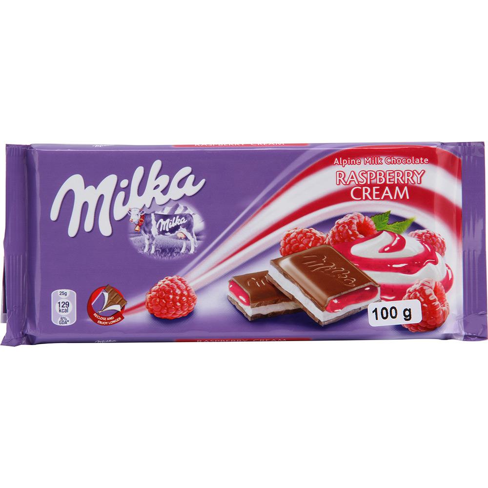 Chocolate Milka Raspberry Filling 100g é bom? Vale a pena?