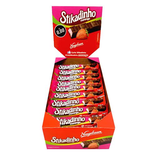 Chocolate Stikadinho Morango C/30 - Neugebauer é bom? Vale a pena?