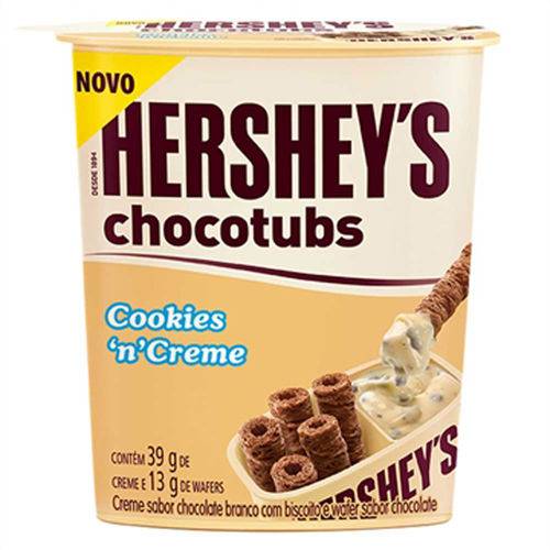Chocotubs Cookie Creme 52g - Hersheys é bom? Vale a pena?