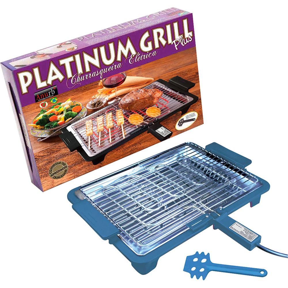 Churrasqueira Elétrica Anurb Platinum Grill Azul é bom? Vale a pena?