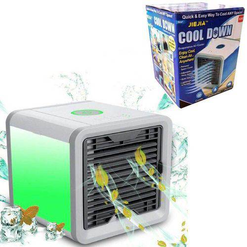 Climatizador Ventilador Ar Agua Cool Cooler Gelado Luminaria é bom? Vale a pena?