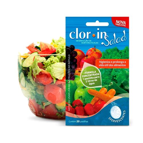 Cloro para Salada Clor In Salad Verduras, Frutas e Legumes é bom? Vale a pena?