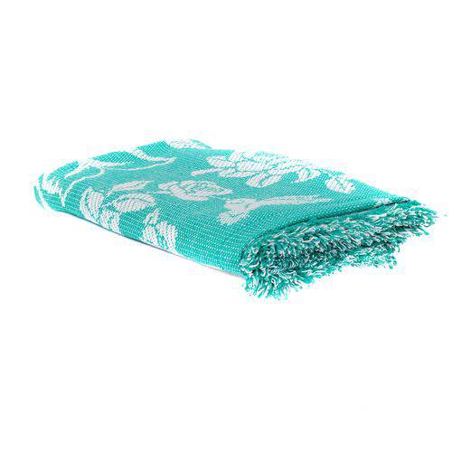 Cobertor Casal King Azul Turquesa com Branco 100% Algodão é bom? Vale a pena?