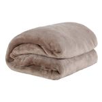 Cobertor Casal Manta de Microfibra 01 Peça (toque Aveludado) - Caqui é bom? Vale a pena?
