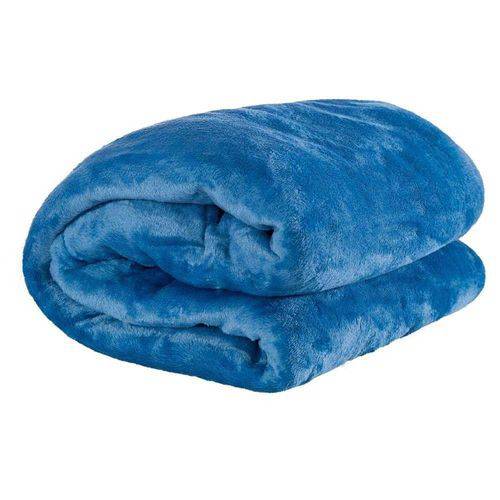 Cobertor Solteiro Manta de Microfilbra 01 Peça (toque Aveludado) - Azul é bom? Vale a pena?