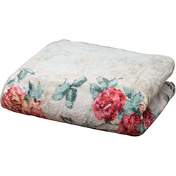 Cobertor Casal Raschel Floral Marfim - Casa & Conforto é bom? Vale a pena?