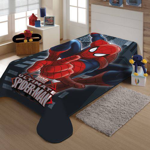 Cobertor Jolitex Solteiro Raschel Macio Homem Aranha Marvel é bom? Vale a pena?