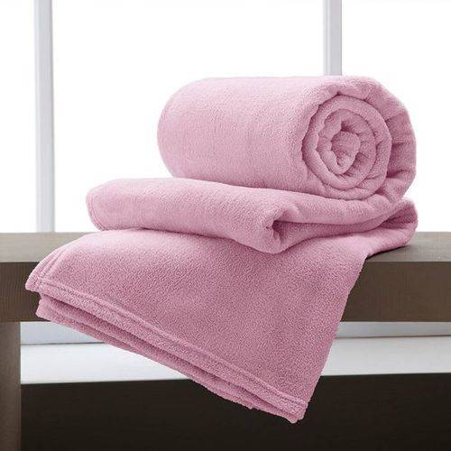 Cobertor Manta Microfibra Casal Rosa Claro 180 X 220 Cm é bom? Vale a pena?
