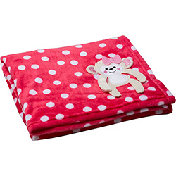 Cobertor para Bebê Poá Rosa Macaquinha - First Steps é bom? Vale a pena?