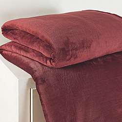 Cobertor Queen Mink Vinho - Casa & Conforto é bom? Vale a pena?