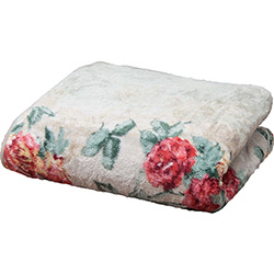 Cobertor Queen Raschel Floral Marfim - Casa & Conforto é bom? Vale a pena?