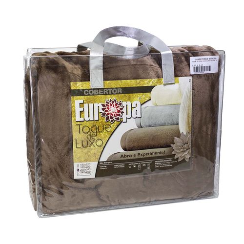 Cobertor Super King Size Europa Toque de Luxo 240 X 280cm - Marrom é bom? Vale a pena?