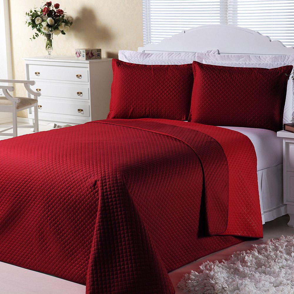 Cobre-leito Dual Color Casal com 2 Porta-travesseiros Scarlet e Vermelho Orb é bom? Vale a pena?