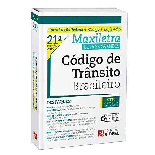 Código de Trânsito Brasileiro - Maxiletra - Constituição Federal + Código + Legislação - 21ª Edição (2019) é bom? Vale a pena?