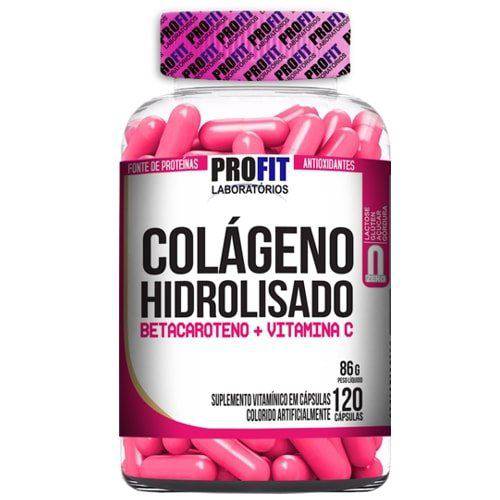 Colágeno Hidrolisado C/ Betacaroteno + Vitamina C 120caps Profit é bom? Vale a pena?