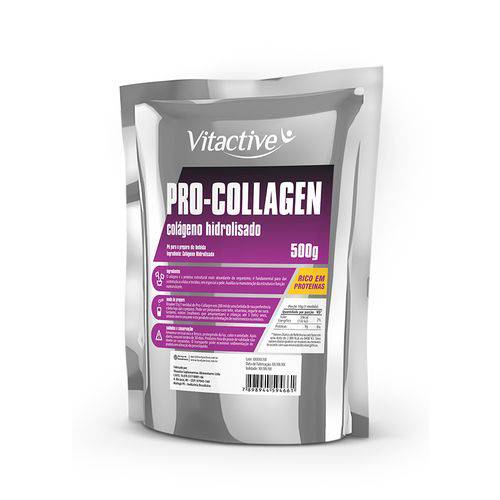 Colágeno Hidrolisado em Pó - Pro-Collagen 500 G Vitactive é bom? Vale a pena?
