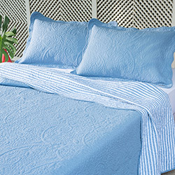 Colcha Casal Boutis Rachel Azul com 2 Porta-Travesseiros - Casa & Conforto By Buddemeyer é bom? Vale a pena?