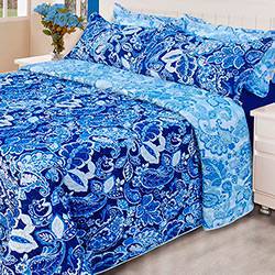 Colcha Queen Boutis Agatha Azul com 2 Porta Travesseiros - Casa & Conforto é bom? Vale a pena?