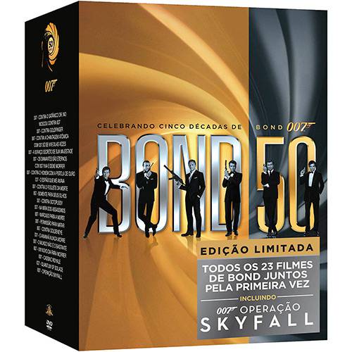 Coleção DVD 007 Celebrando Cinco Décadas de Bond - Incluindo 007 Operação Skyfall (23 Discos) é bom? Vale a pena?