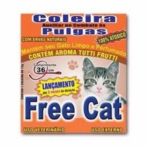 Coleira Anti Pulgas Gatos Free Cat é bom? Vale a pena?