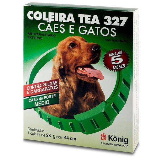 Coleira Antipulgas para Cães Tea 327 Konig 28 Gr é bom? Vale a pena?