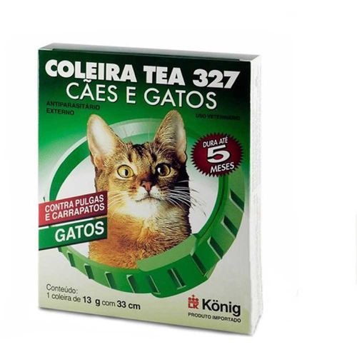 Coleira Antipulgas para Gatos Tea Konig é bom? Vale a pena?